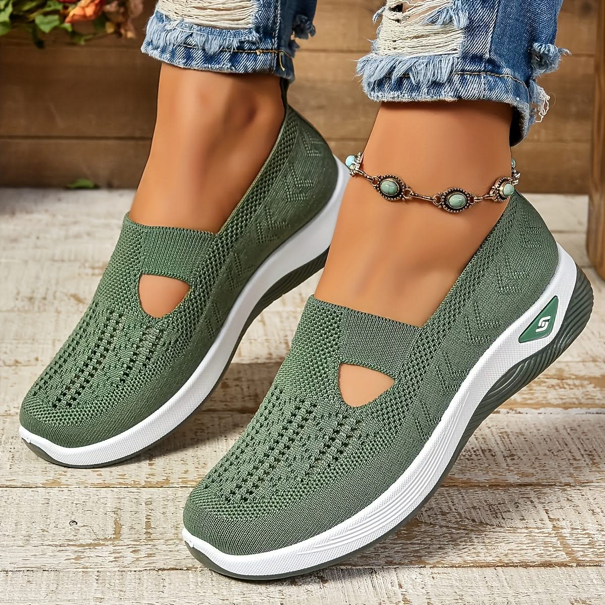 ELARA | Sneakersy z amortyzacją