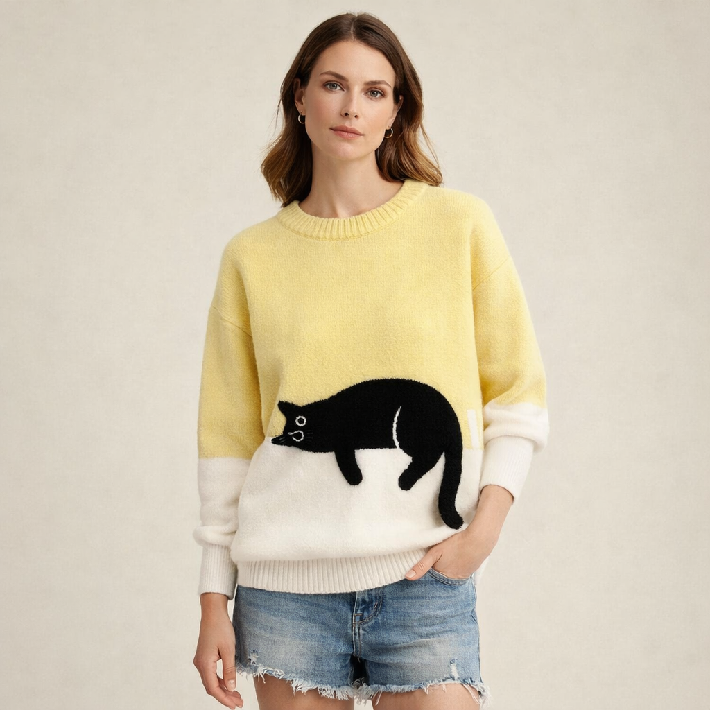 ELŻBIETA | Sweter w paski