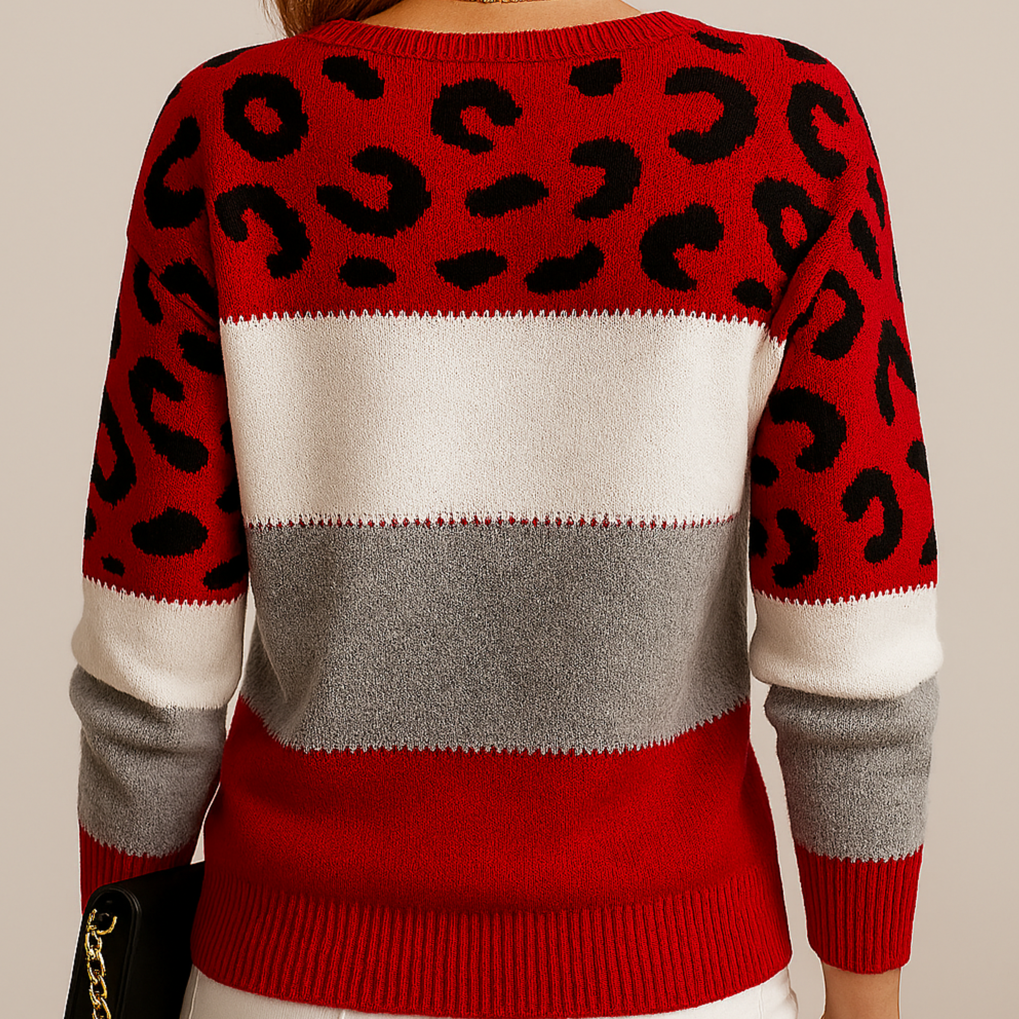 KLARA | Sweter w panterkę