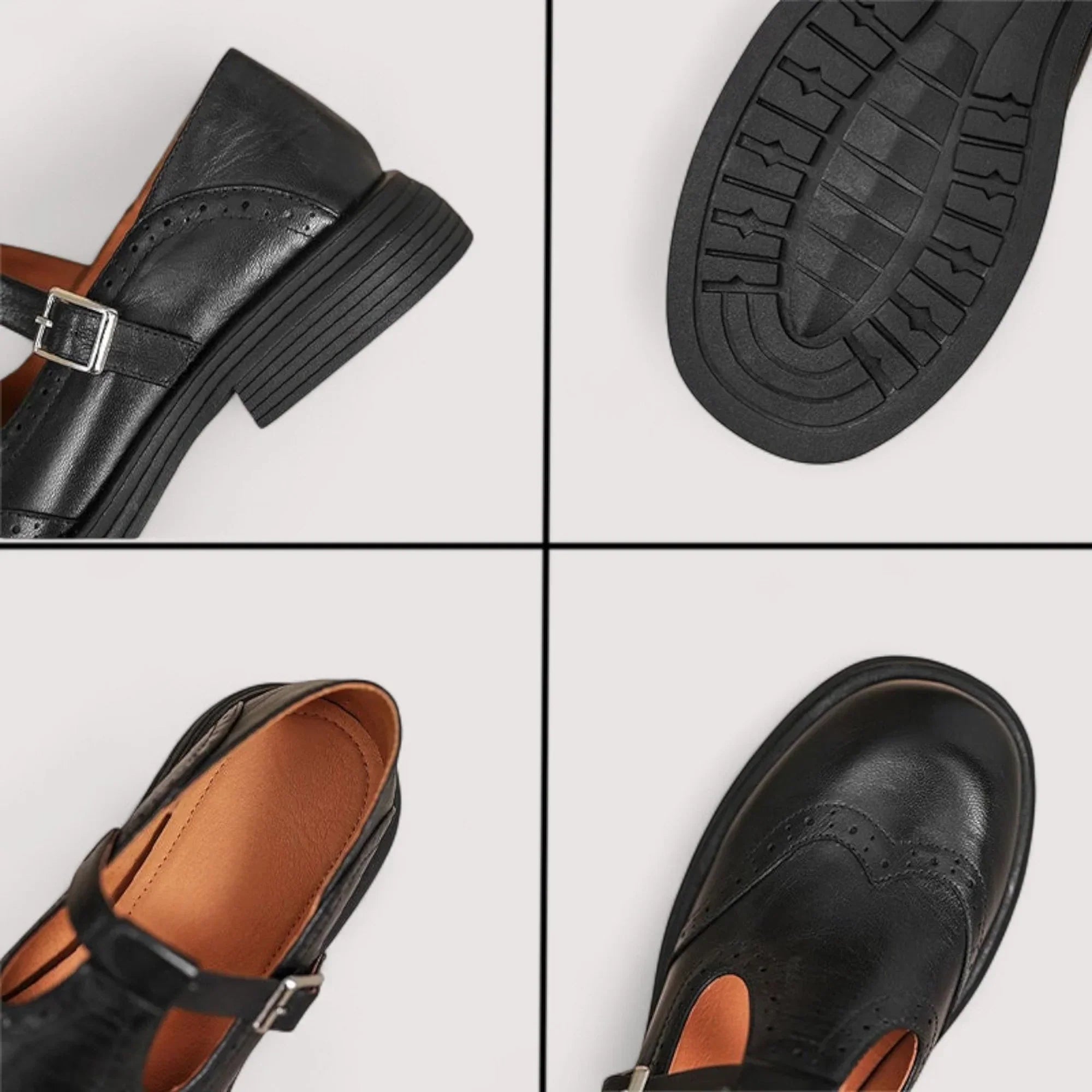 KLAUDIA | Buty Mary Jane z paskiem