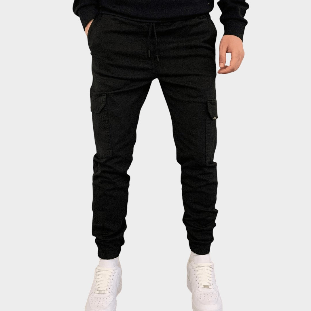 LEO | Spodnie jogger cargo z kieszeniami