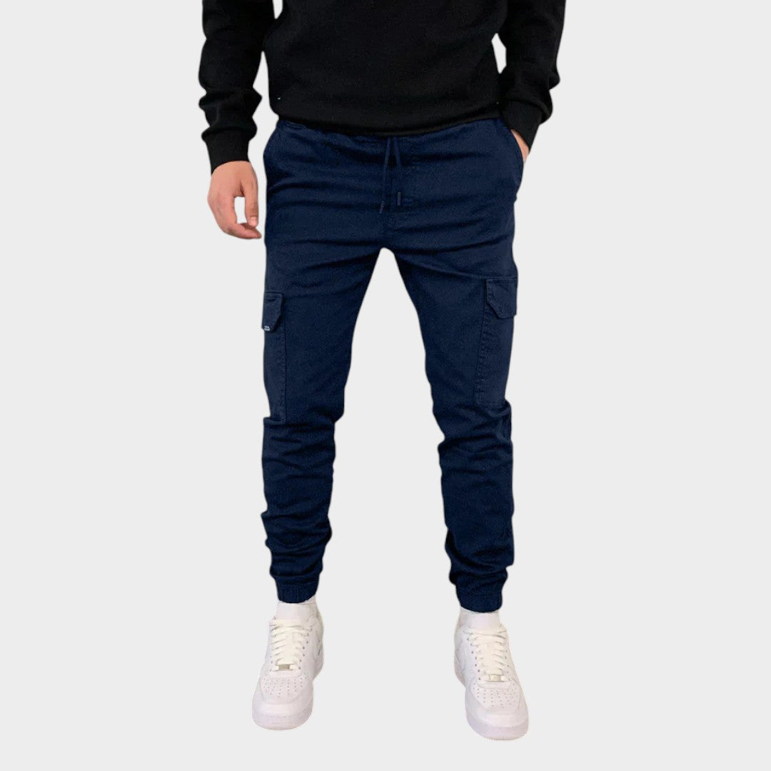 LEO | Spodnie jogger cargo z kieszeniami