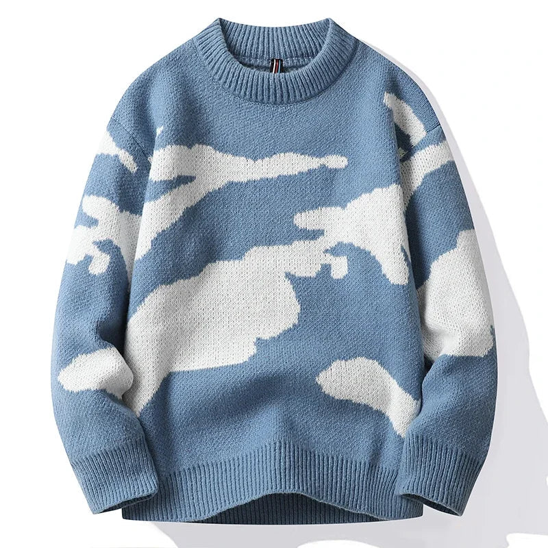 MAGDALENA | Sweter oversize z nadrukiem