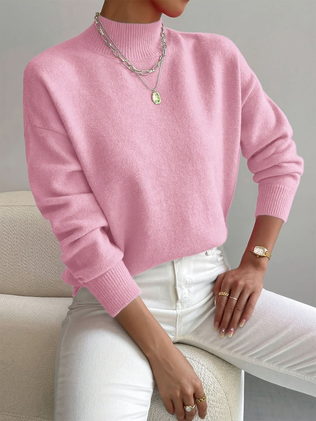 SERAPHINE | Sweter z golfem 2