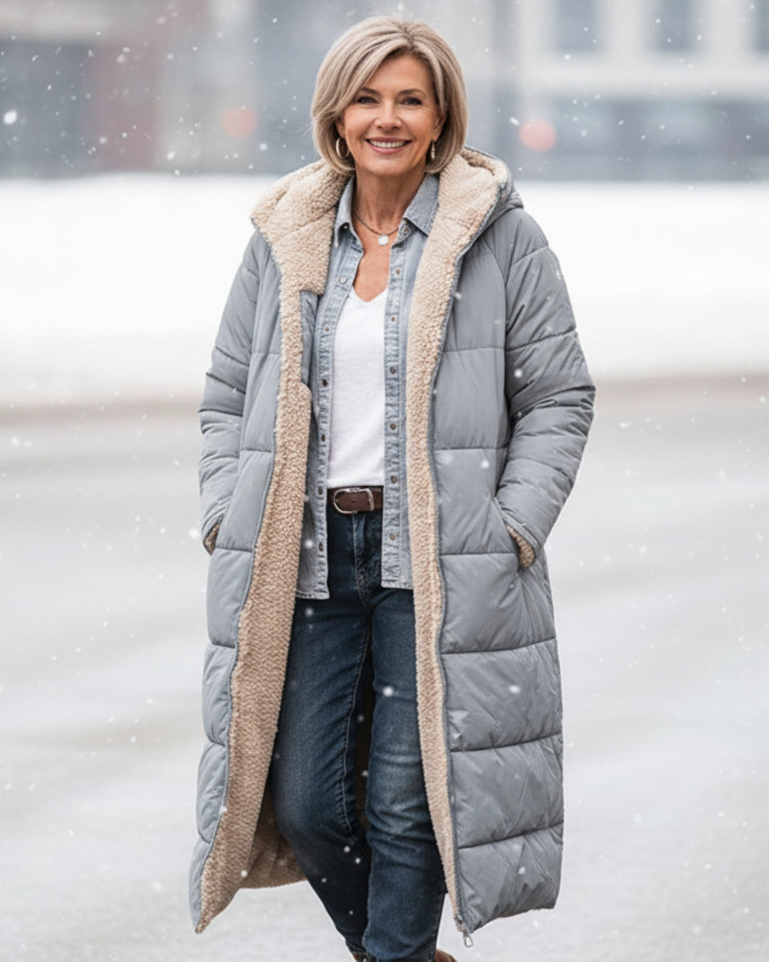 SHERPA – Płaszcz – Styl minimalistyczny