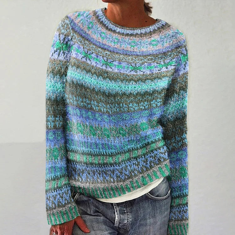 TERESA | Sweter w paski oversize