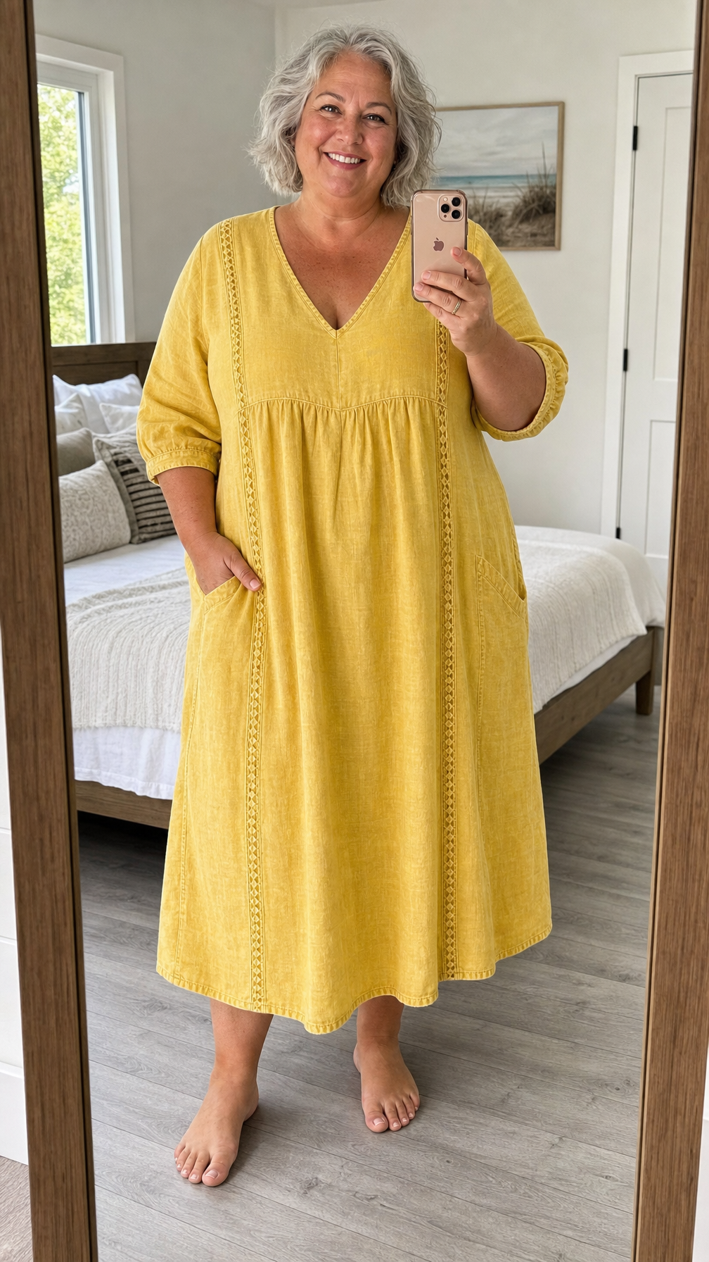 ANTONIA | Sukienka maxi w patchwork 1