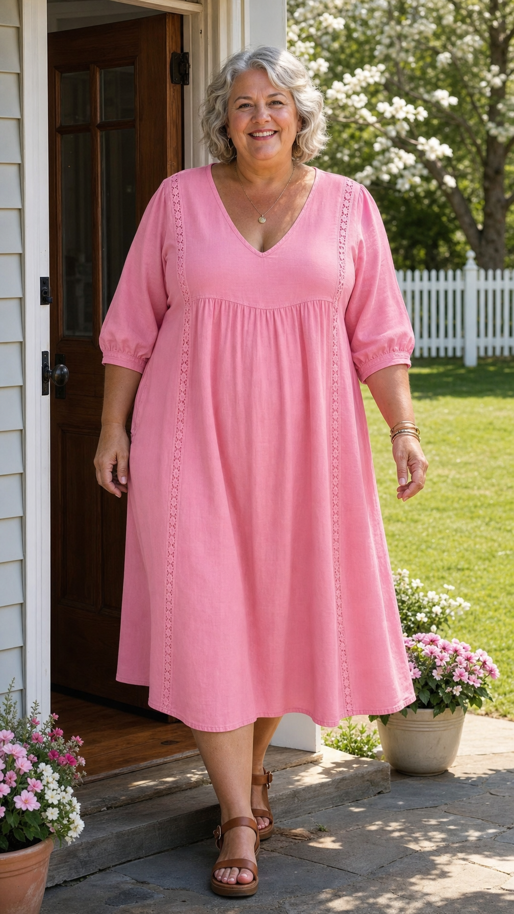 ANTONIA | Sukienka maxi w patchwork 2