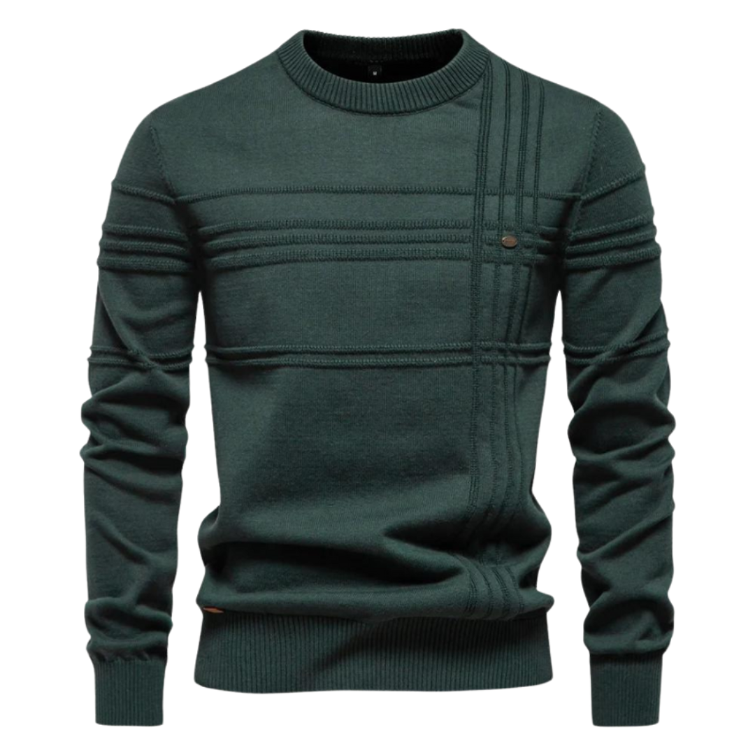 MARCIN | Sweter w kratkę