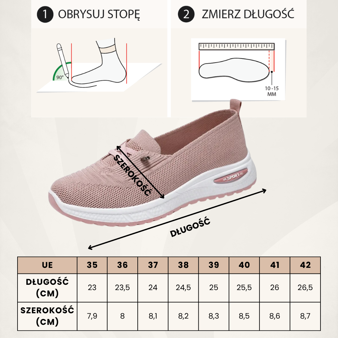 Buty codzienne z przewiewną konstrukcją