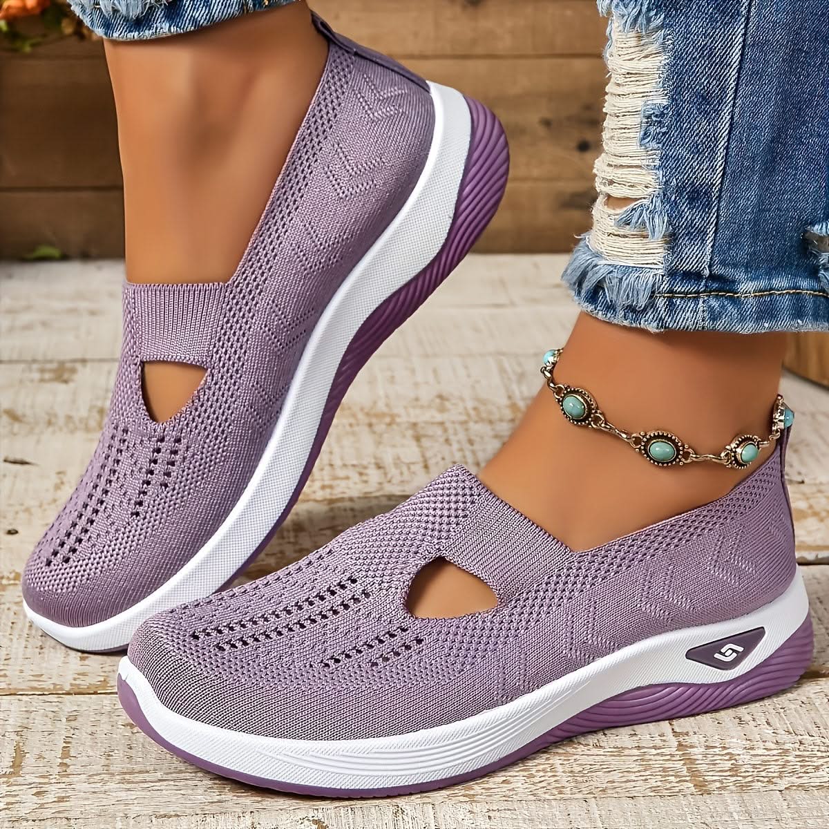 ELARA | Sneakersy z amortyzacją