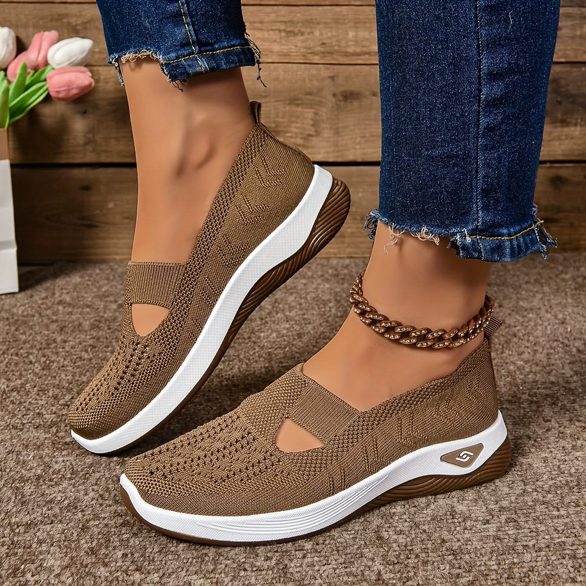 ELARA | Sneakersy z amortyzacją
