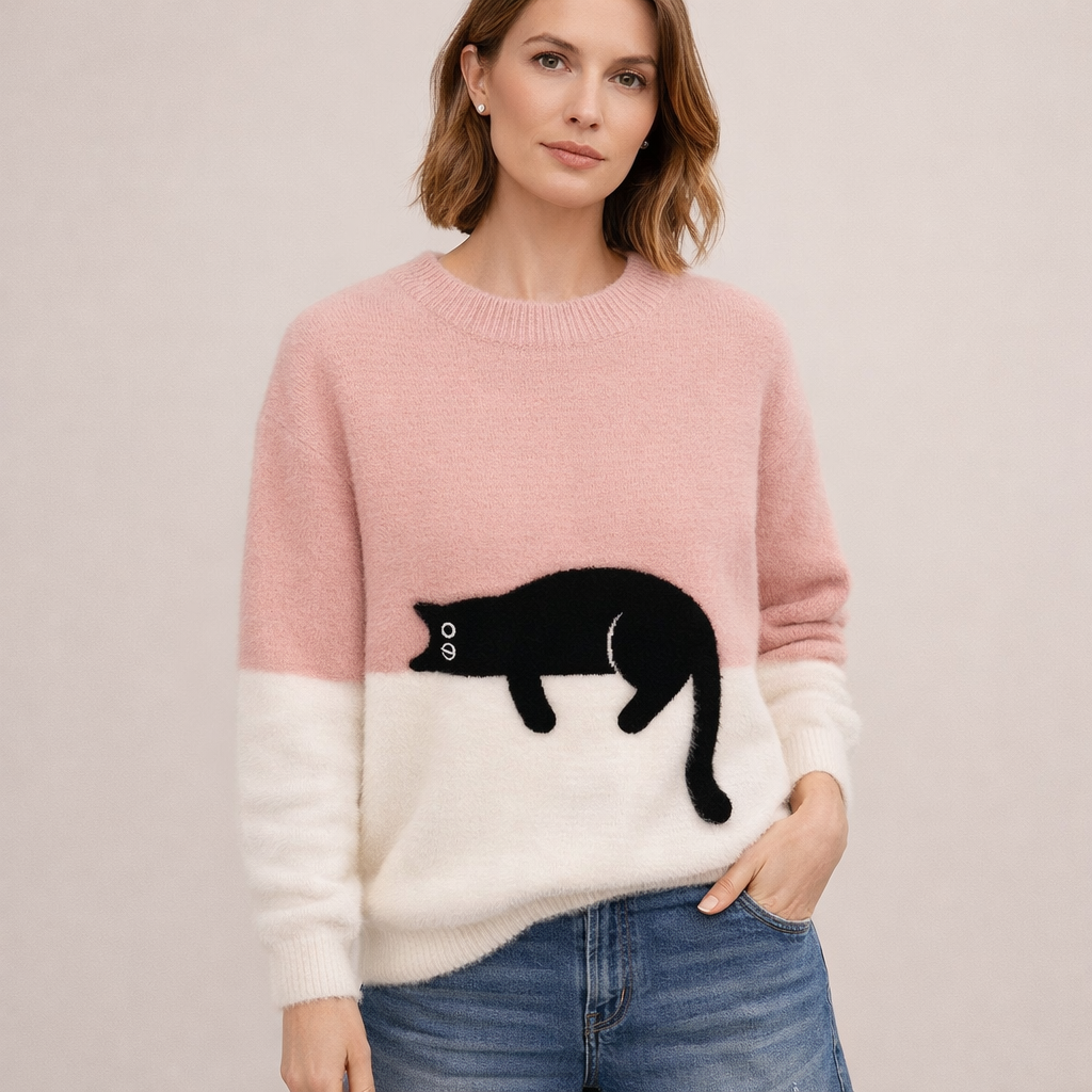 ELŻBIETA | Sweter w paski