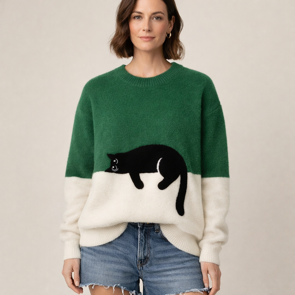 ELŻBIETA | Sweter w paski