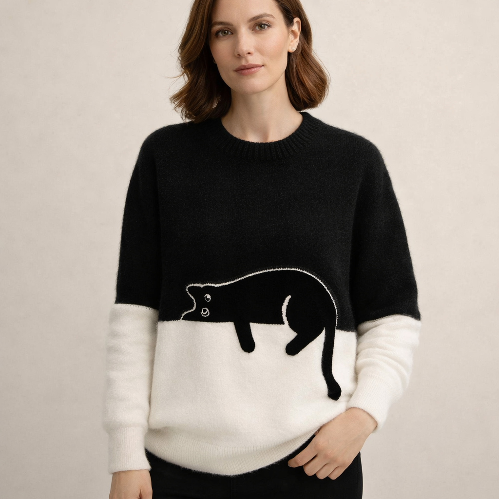 ELŻBIETA | Sweter w paski