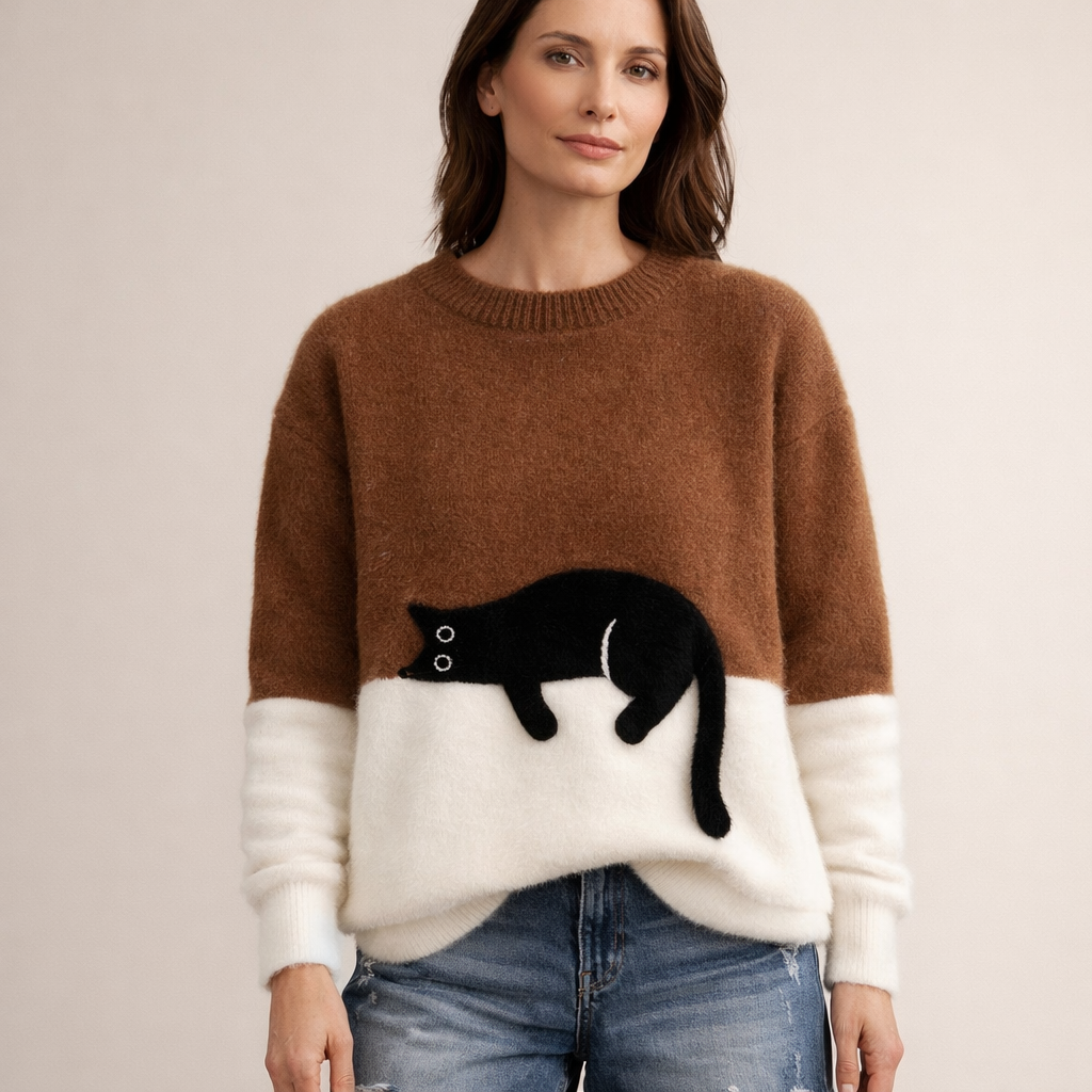 ELŻBIETA | Sweter w paski