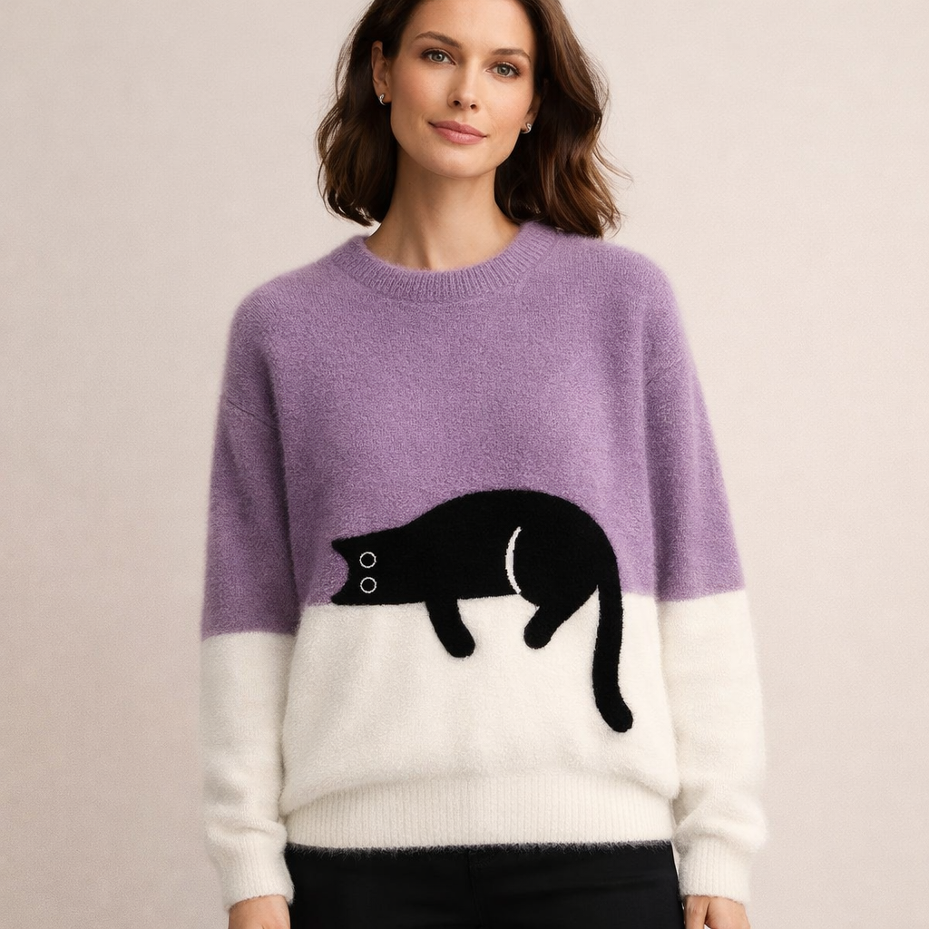 ELŻBIETA | Sweter w paski