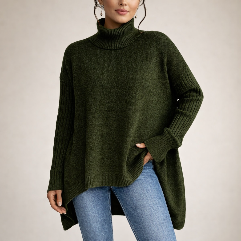 EWA | Sweter w prążki