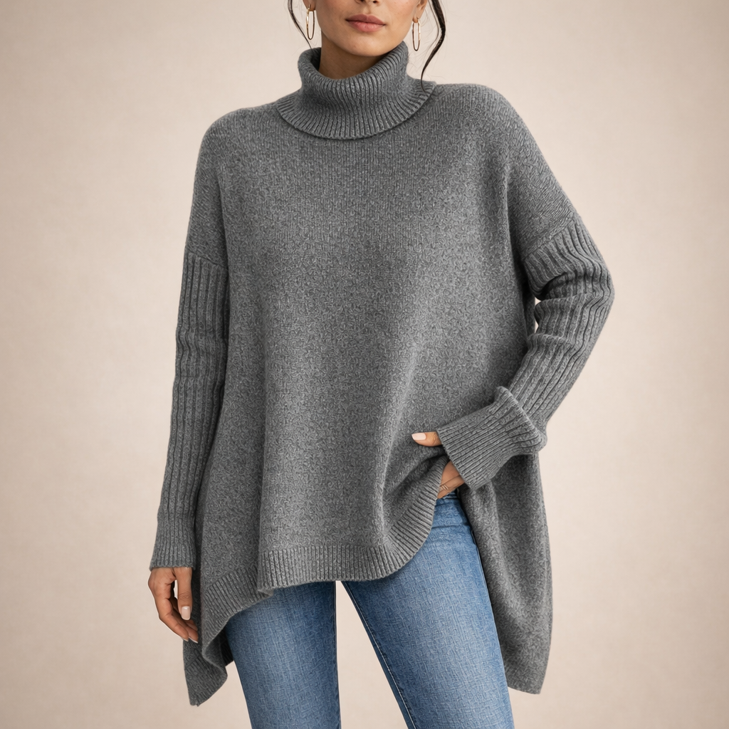 EWA | Sweter w prążki