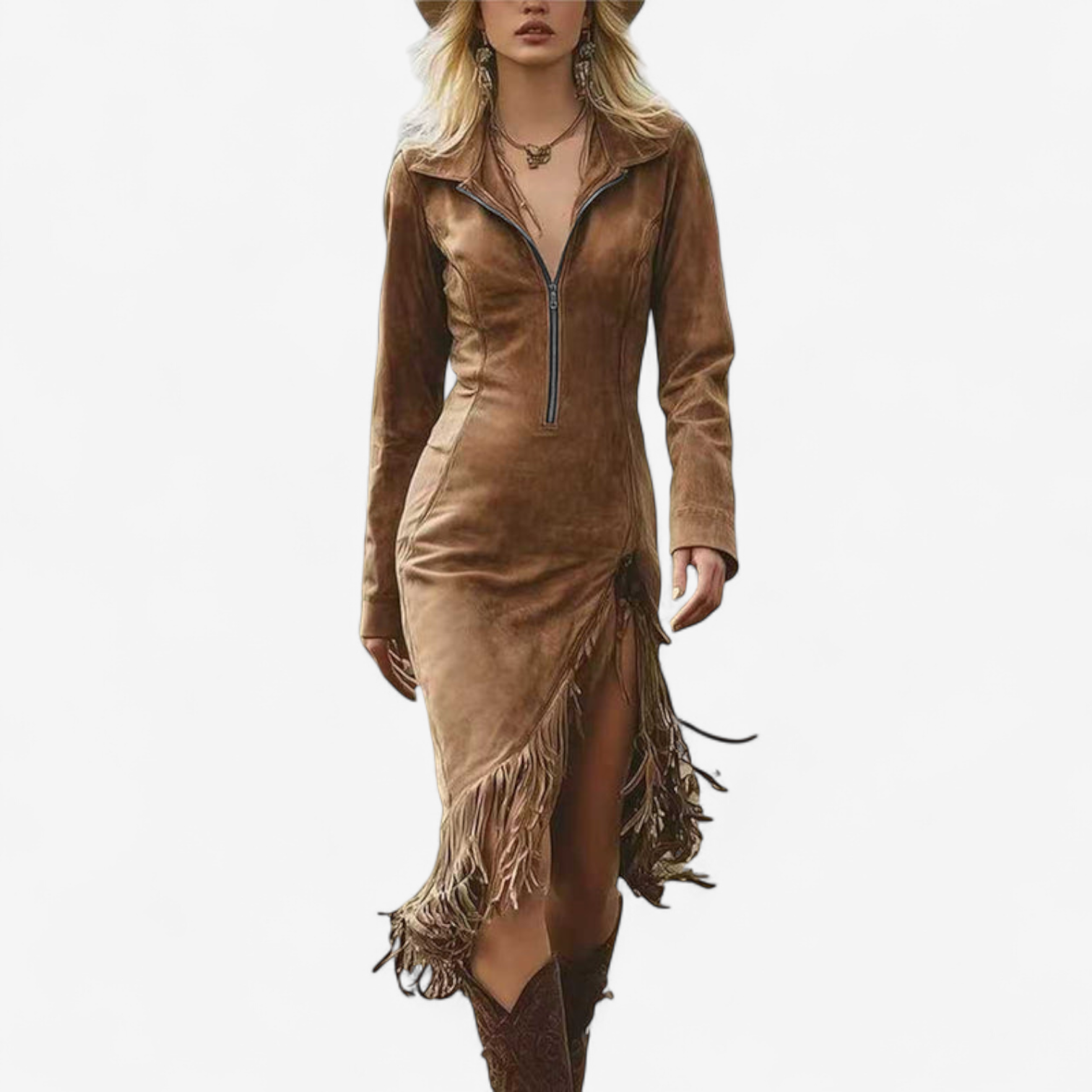 GINETTE | Elegancka jesienna sukienka