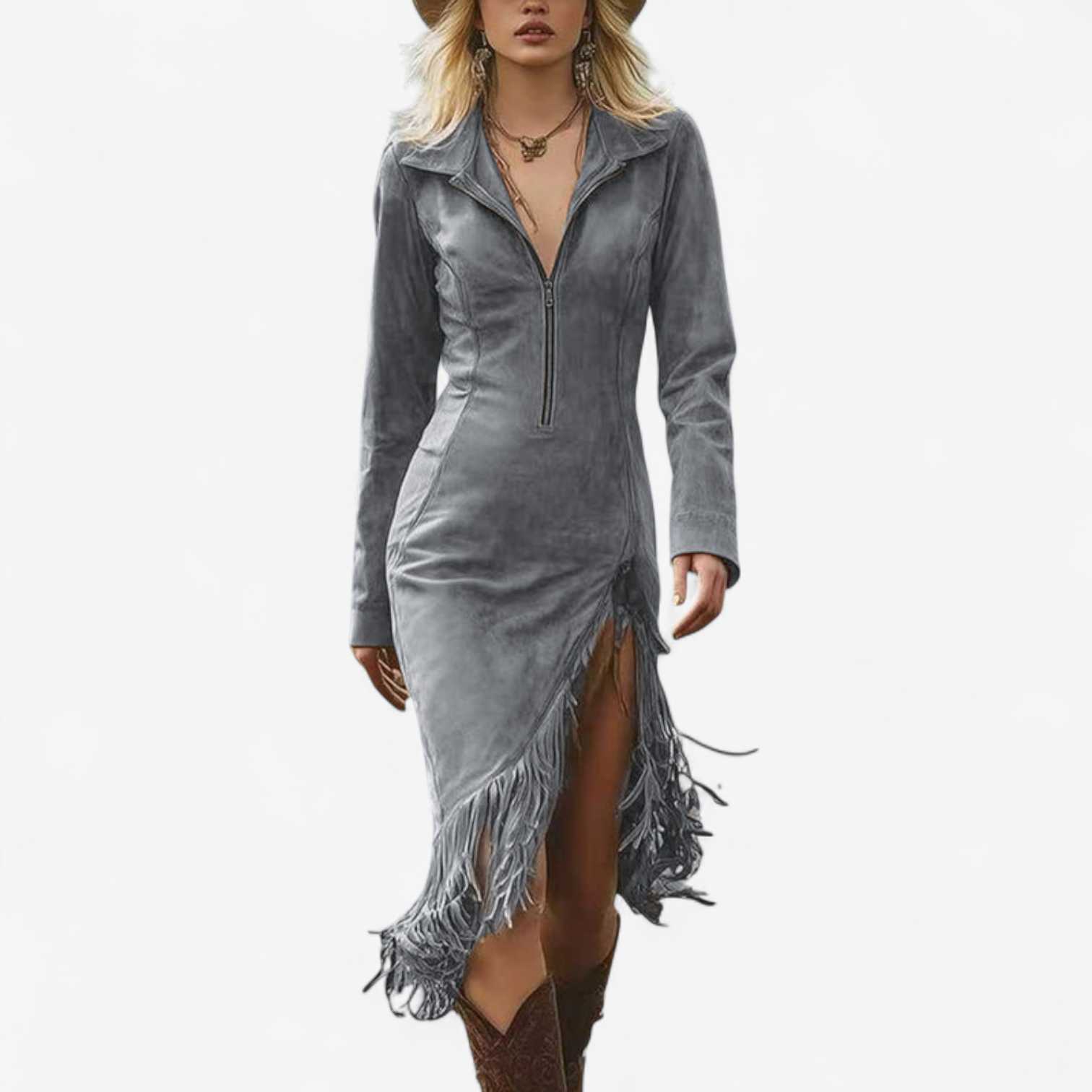 GINETTE | Elegancka jesienna sukienka