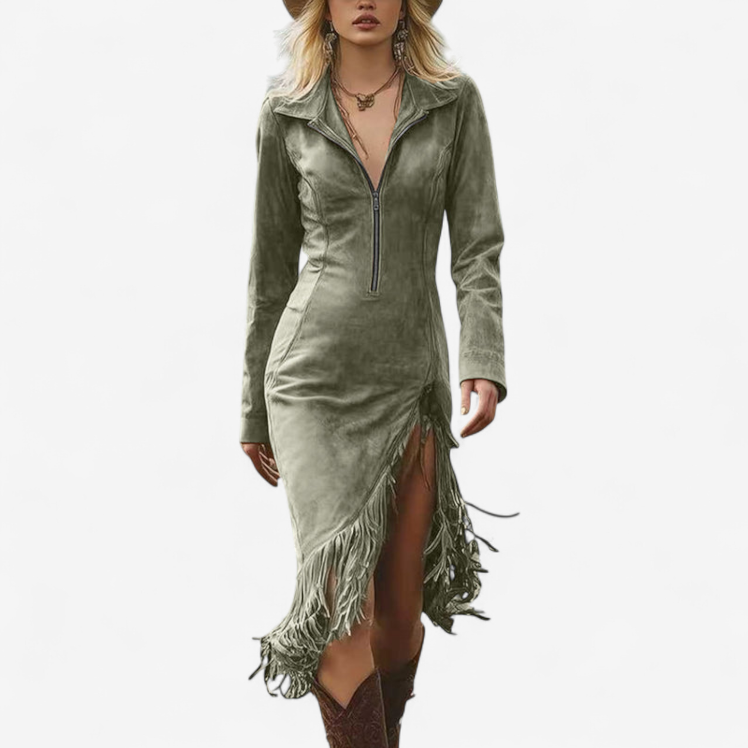 GINETTE | Elegancka jesienna sukienka