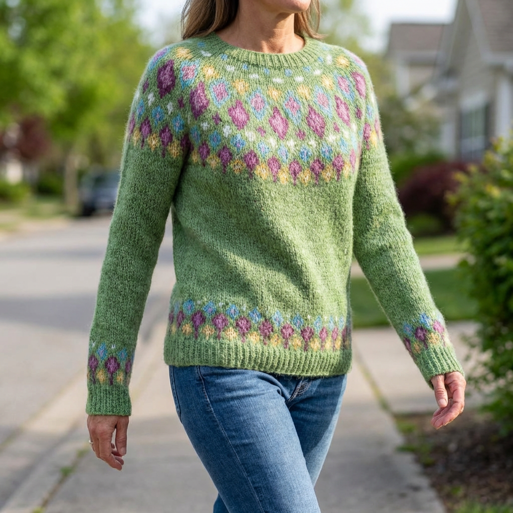 IZABELA | Sweter dziany w skandynawskim stylu