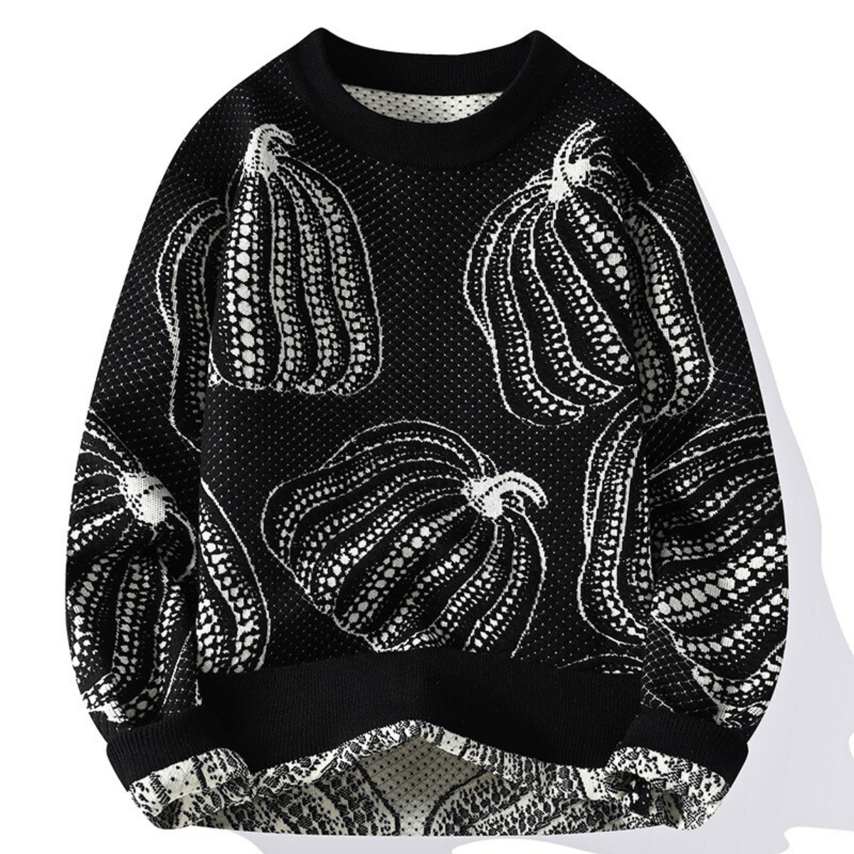 IZABEL | Sweter z haftem dyni