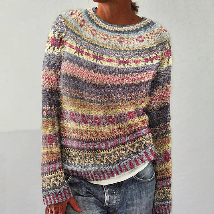 JOANNA | Sweter w nordyckie wzory
