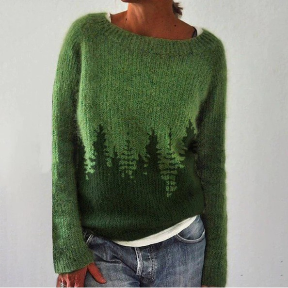 KRYSTYNA | Sweter oversize z detalami