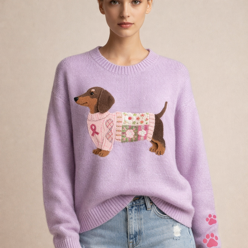 LENA | Sweter w Kwiaty
