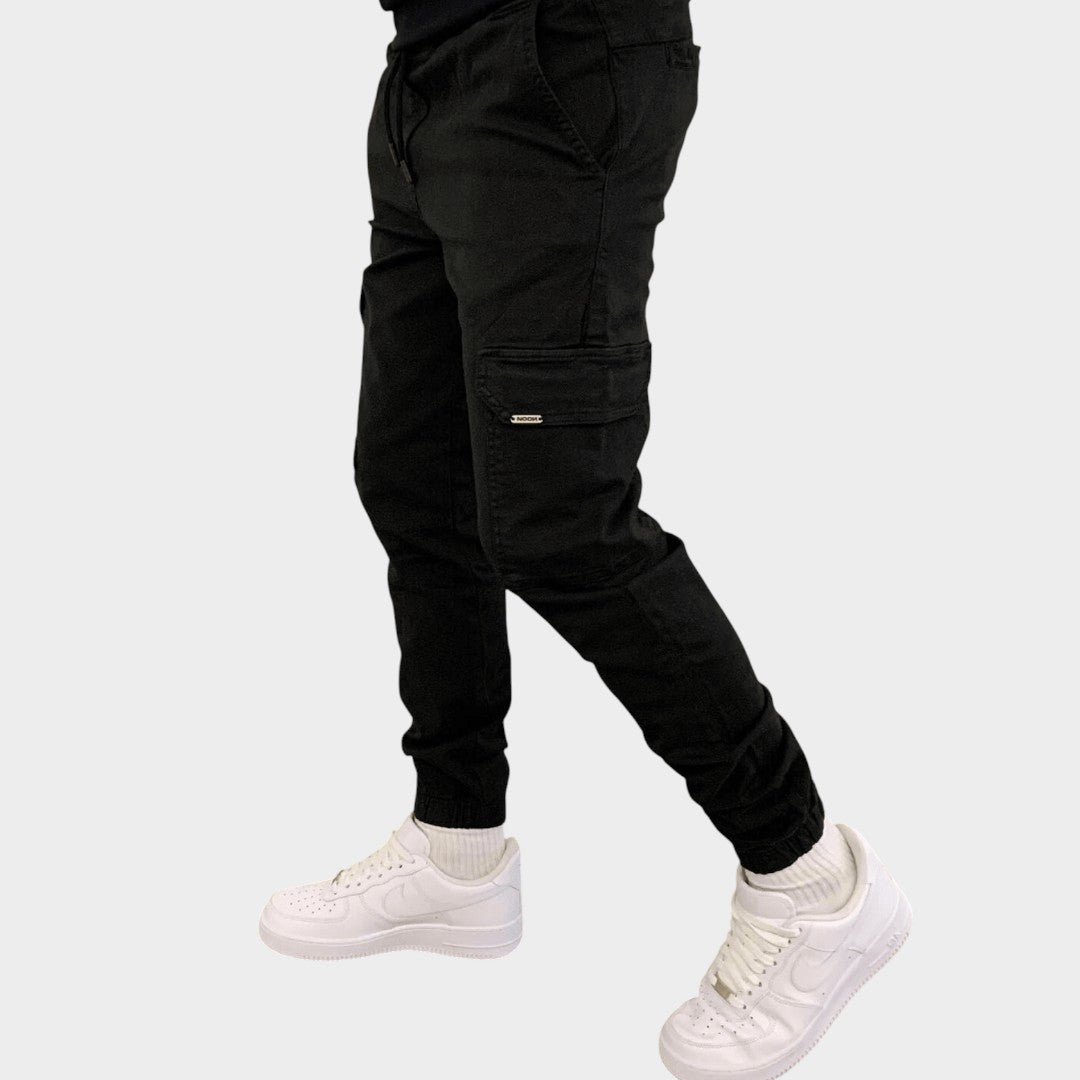 LEO | Spodnie jogger cargo z kieszeniami