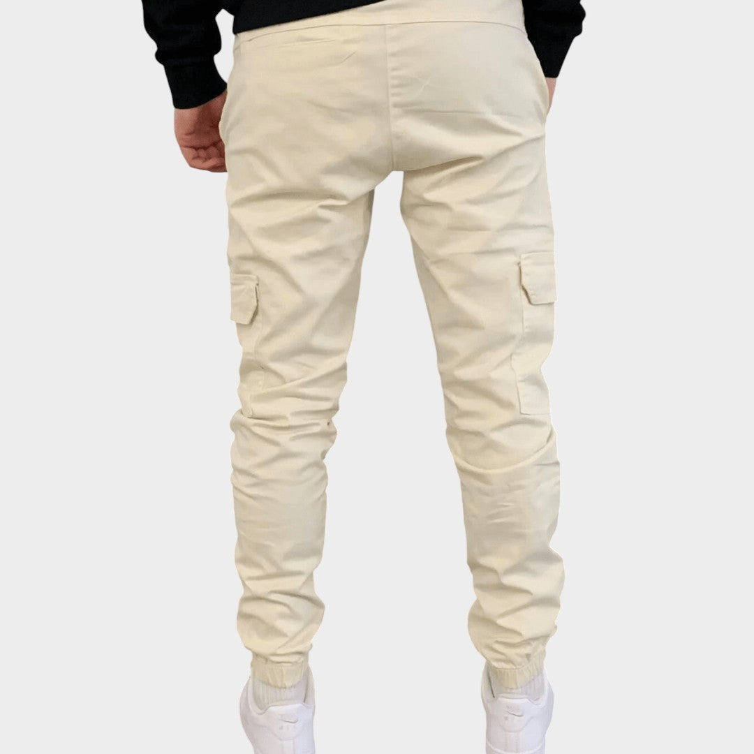 LEO | Spodnie jogger cargo z kieszeniami