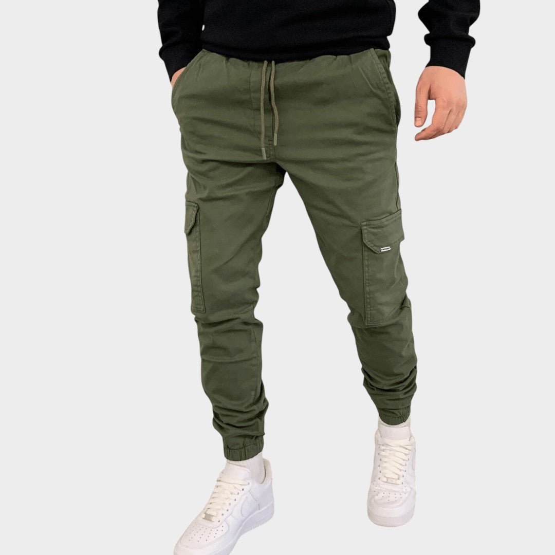 LEO | Spodnie jogger cargo z kieszeniami