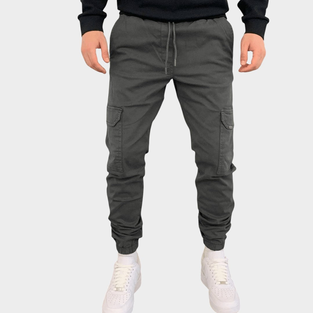 LEO | Spodnie jogger cargo z kieszeniami