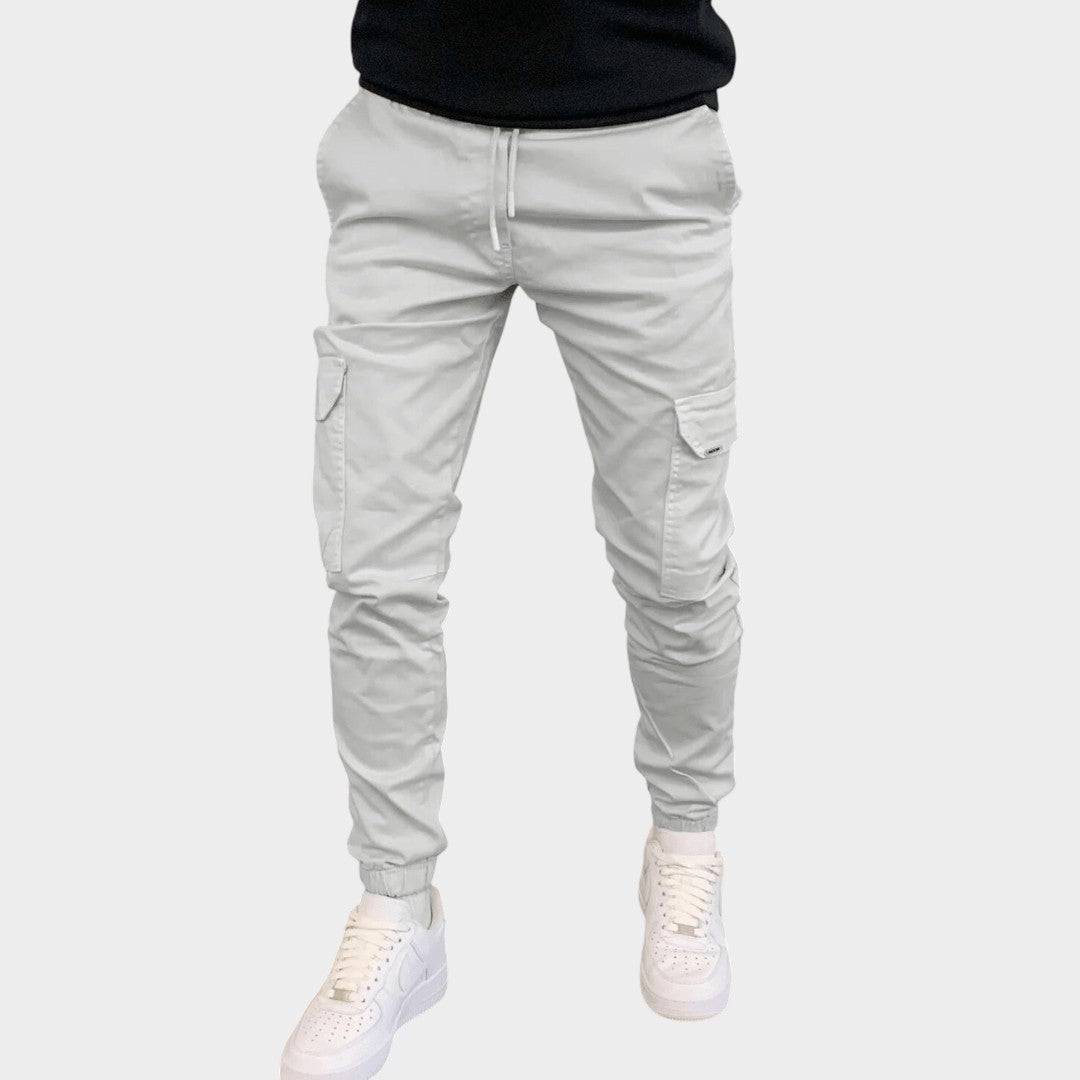 LEO | Spodnie jogger cargo z kieszeniami