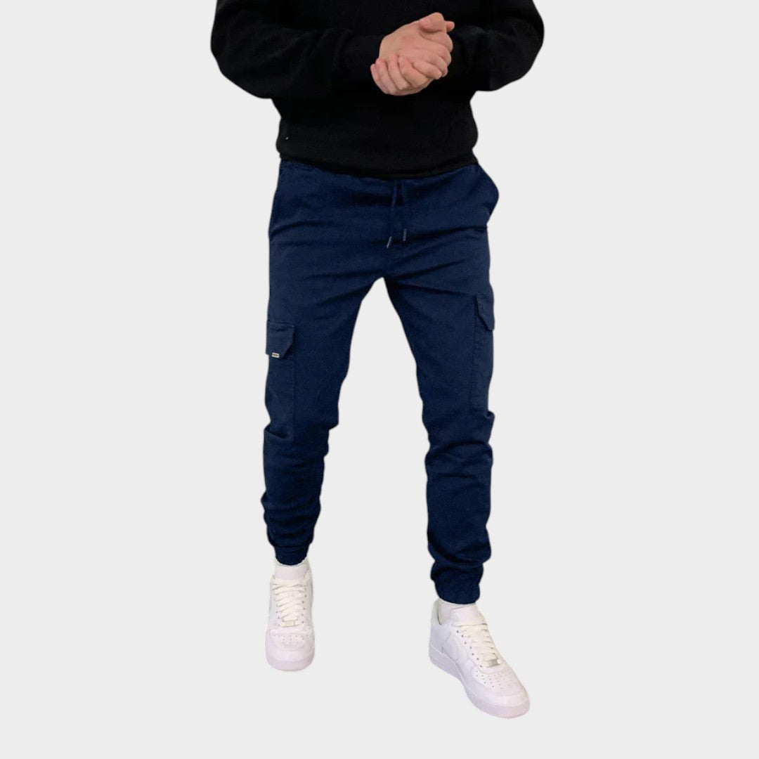 LEO | Spodnie jogger cargo z kieszeniami