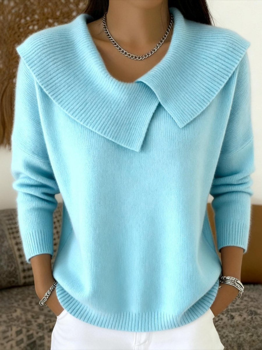 ŁUCJA – Sweter – Premium wykończenie