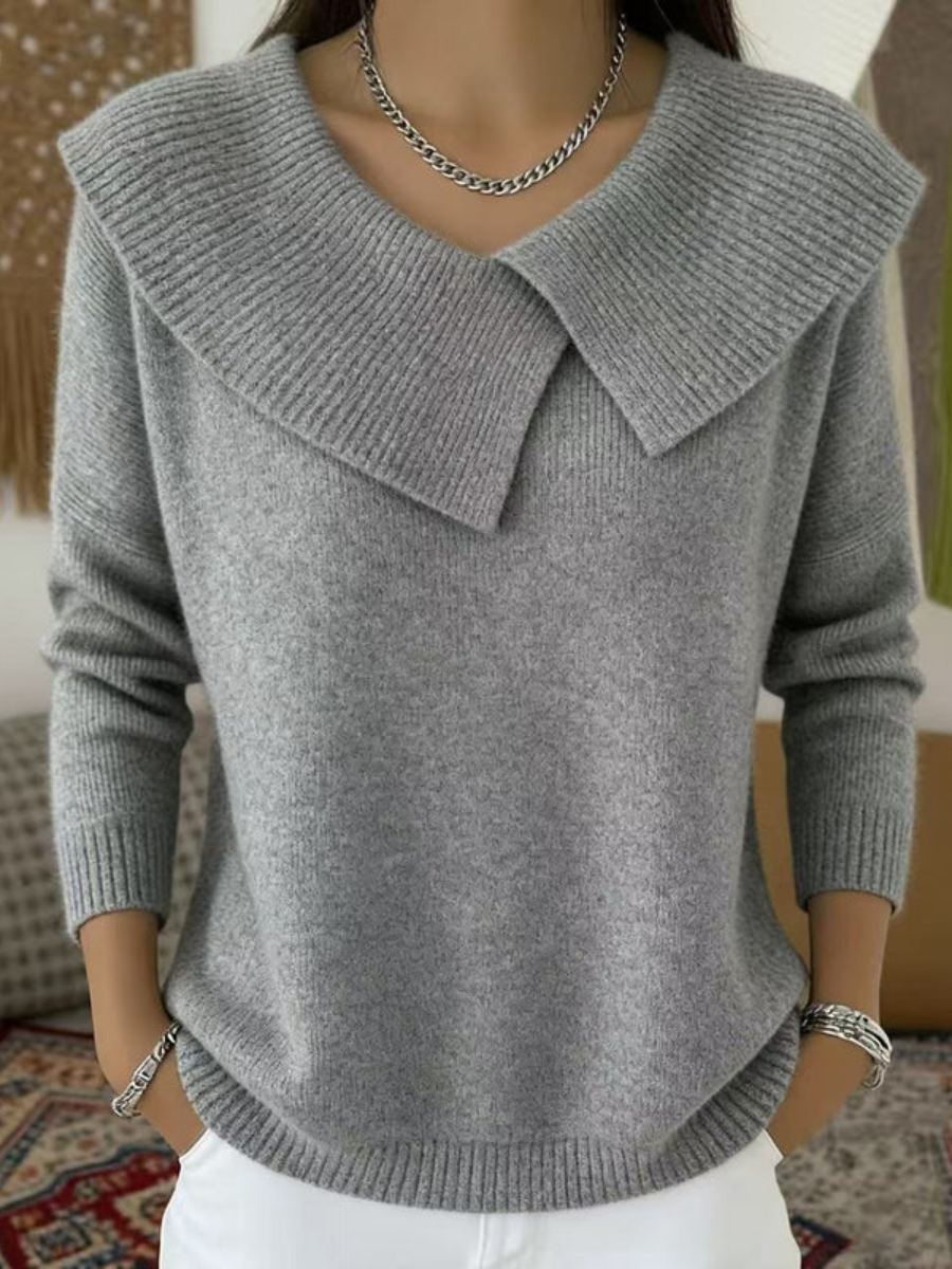ŁUCJA – Sweter – Premium wykończenie