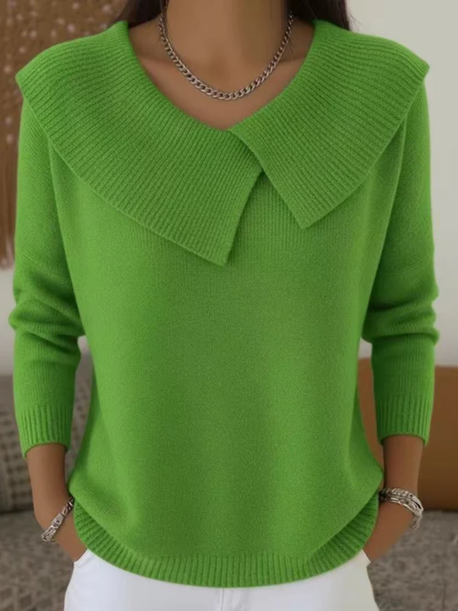 ŁUCJA – Sweter – Premium wykończenie