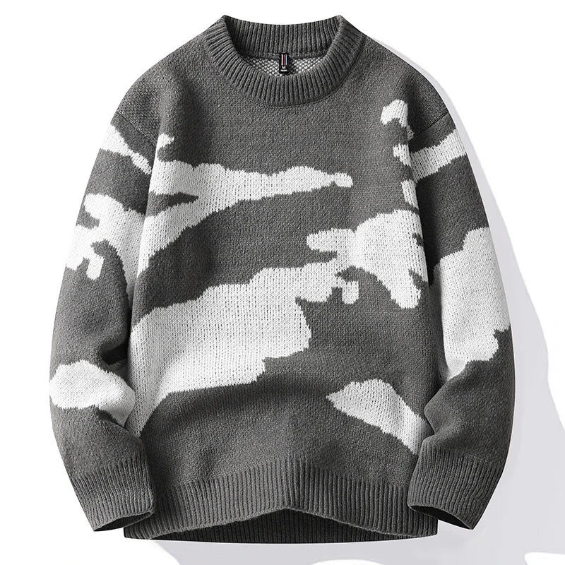 MAGDALENA | Sweter oversize z nadrukiem