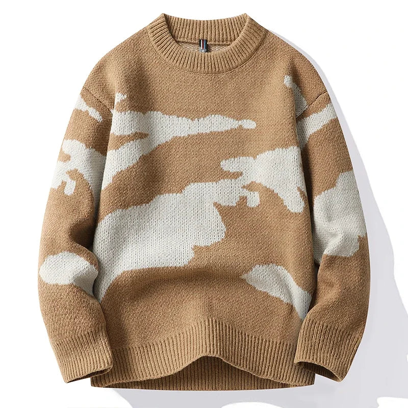 MAGDALENA | Sweter oversize z nadrukiem