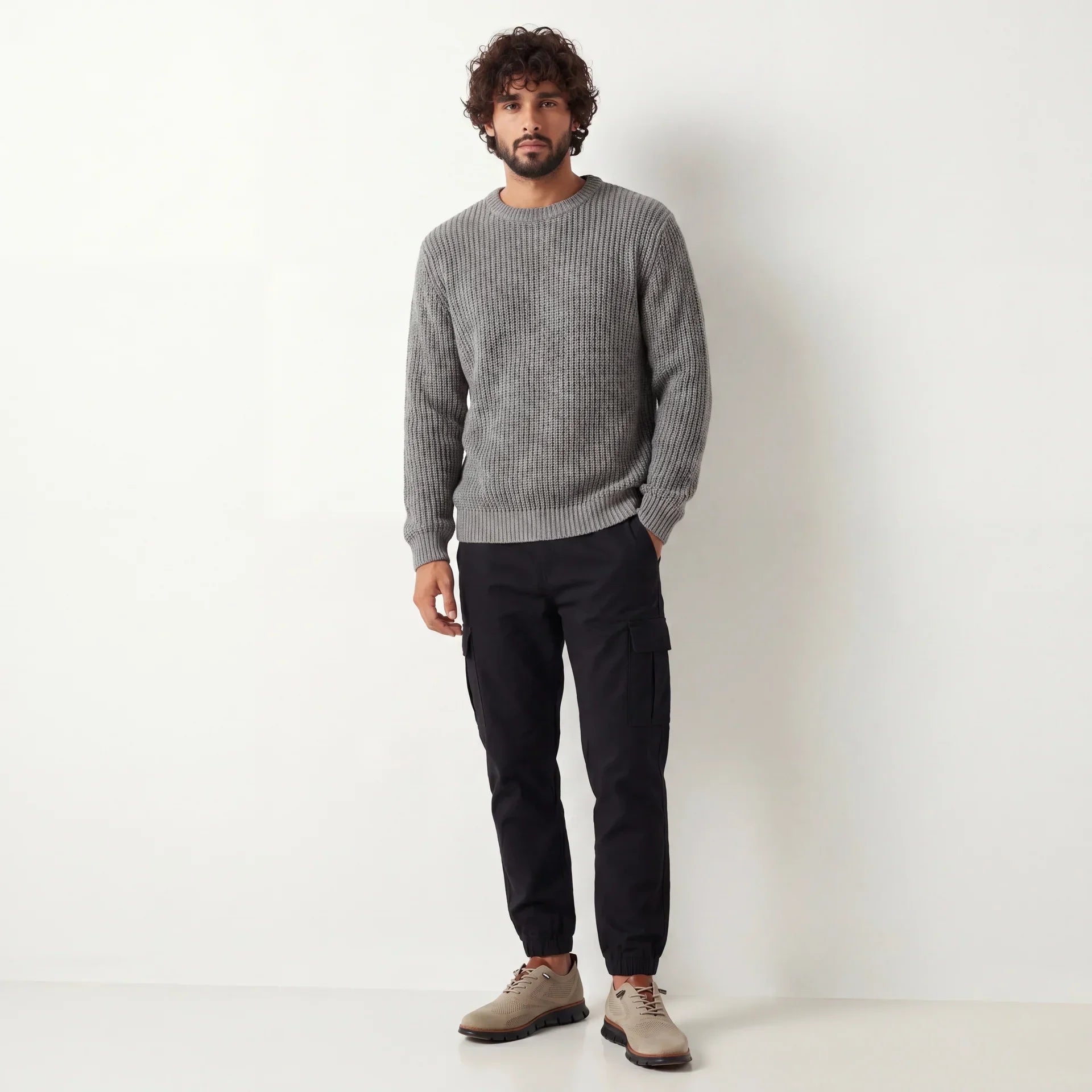 MARCOS | Buty hybrydowe z plecioną cholewką