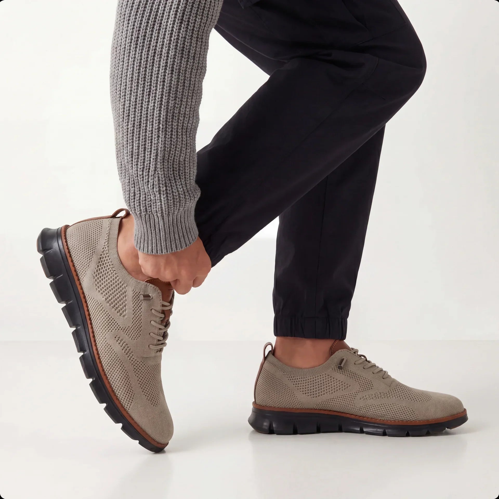 MARCOS | Buty hybrydowe z plecioną cholewką