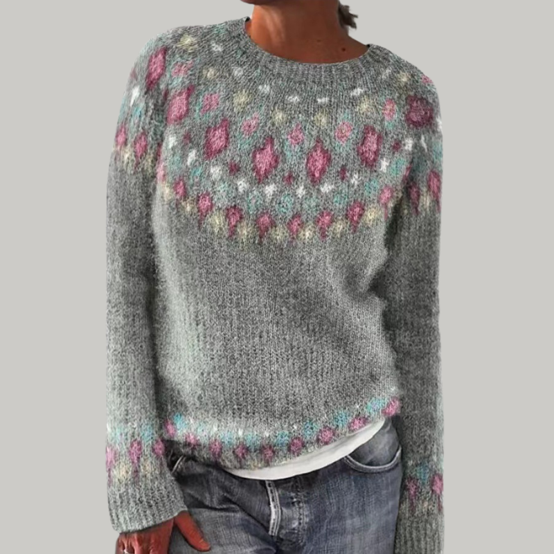 MARIOLA | Sweter dziany oversize