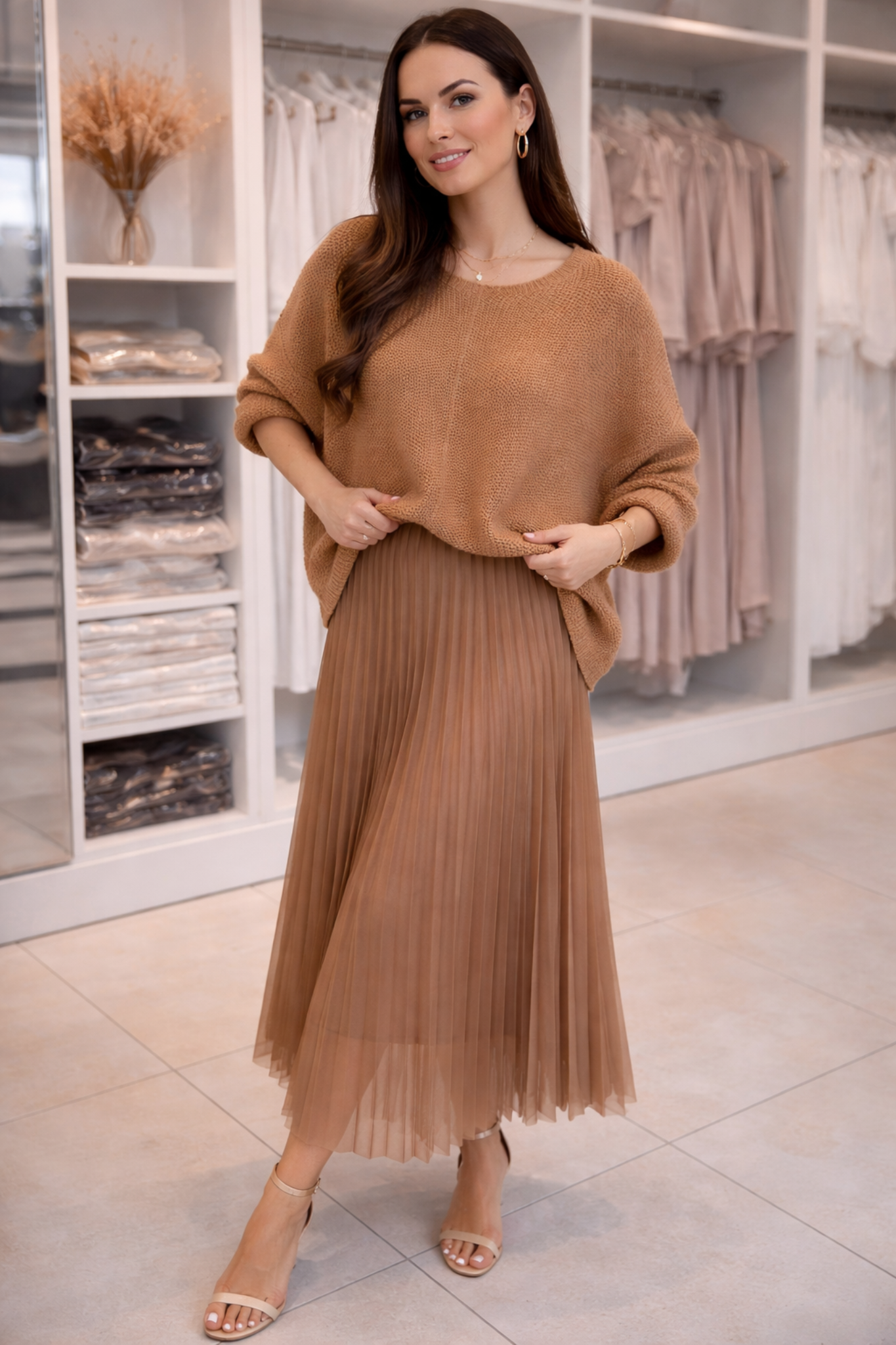 NATALIA | Spódnica plisowana w kwiaty 7