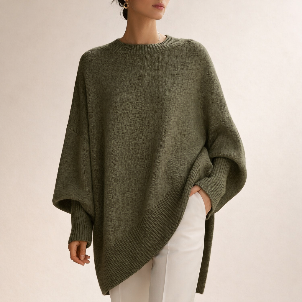 RENATA | Sweter w prążki