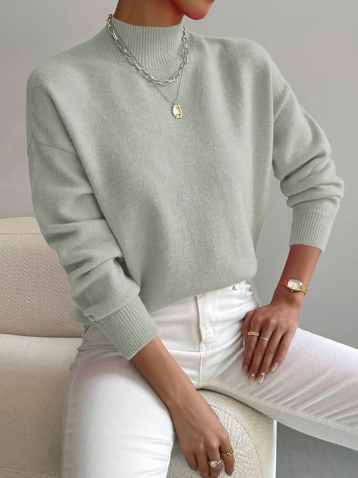 SERAPHINE | Sweter z golfem 0