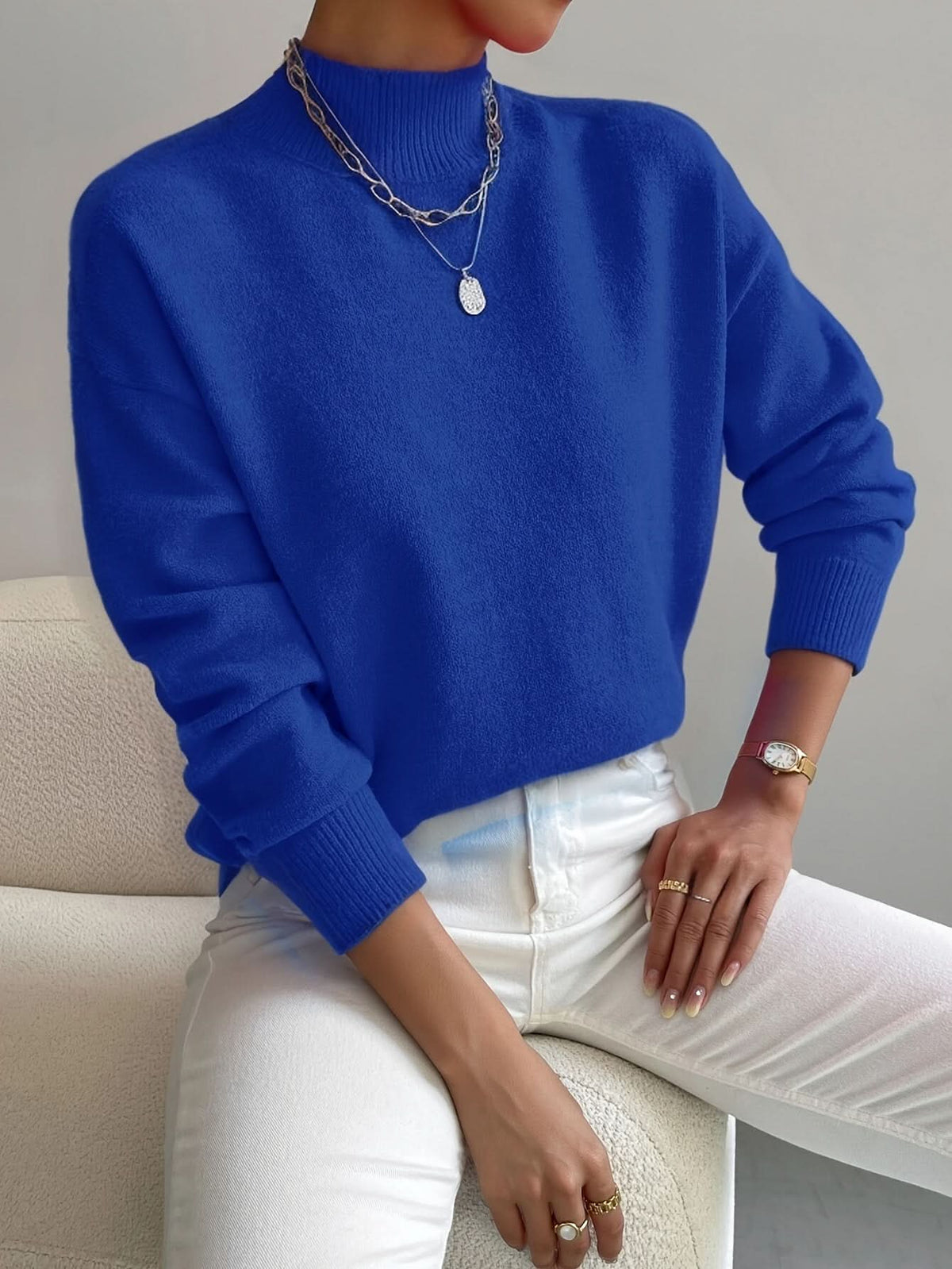 SERAPHINE | Sweter z golfem 8