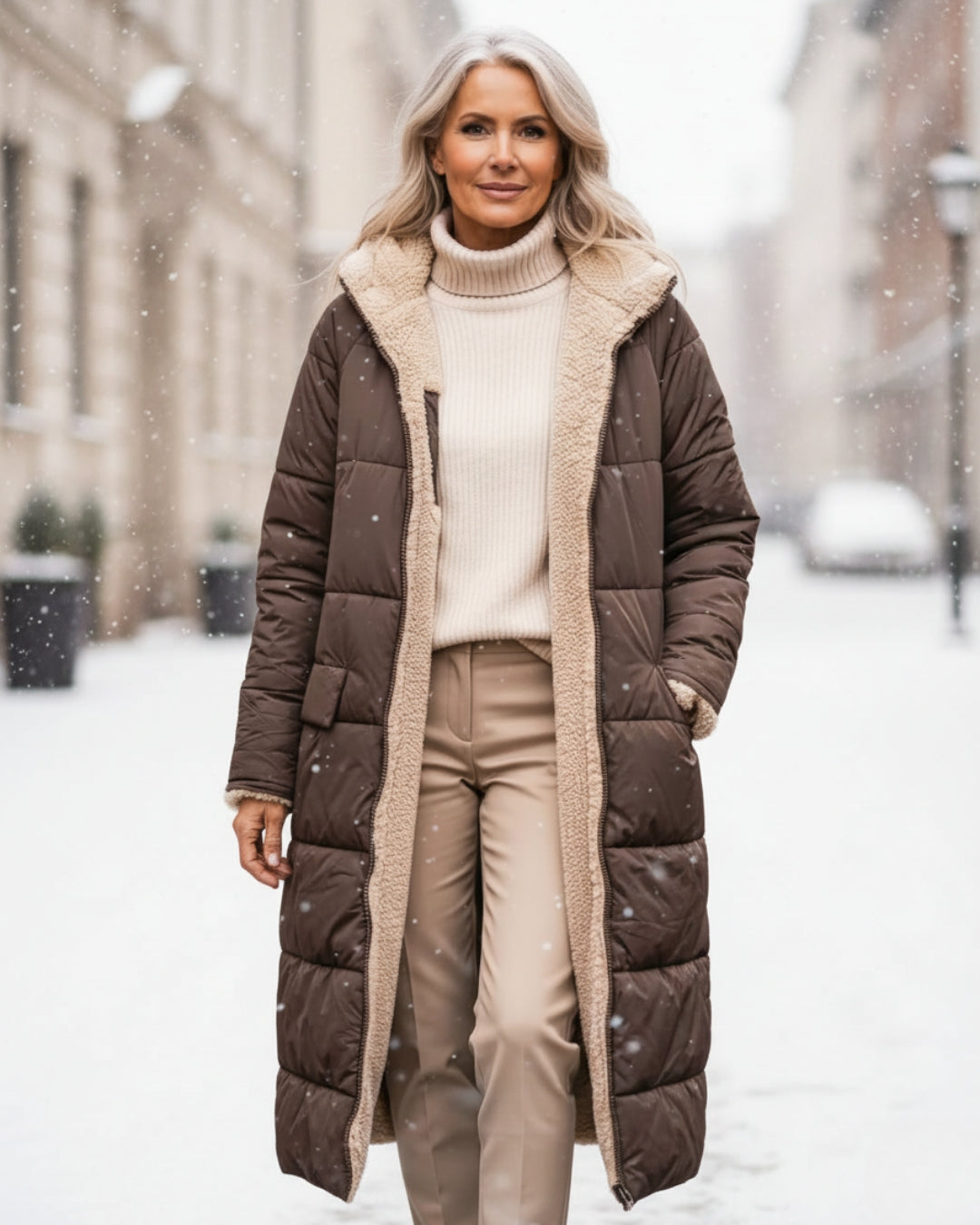 SHERPA – Płaszcz – Styl minimalistyczny